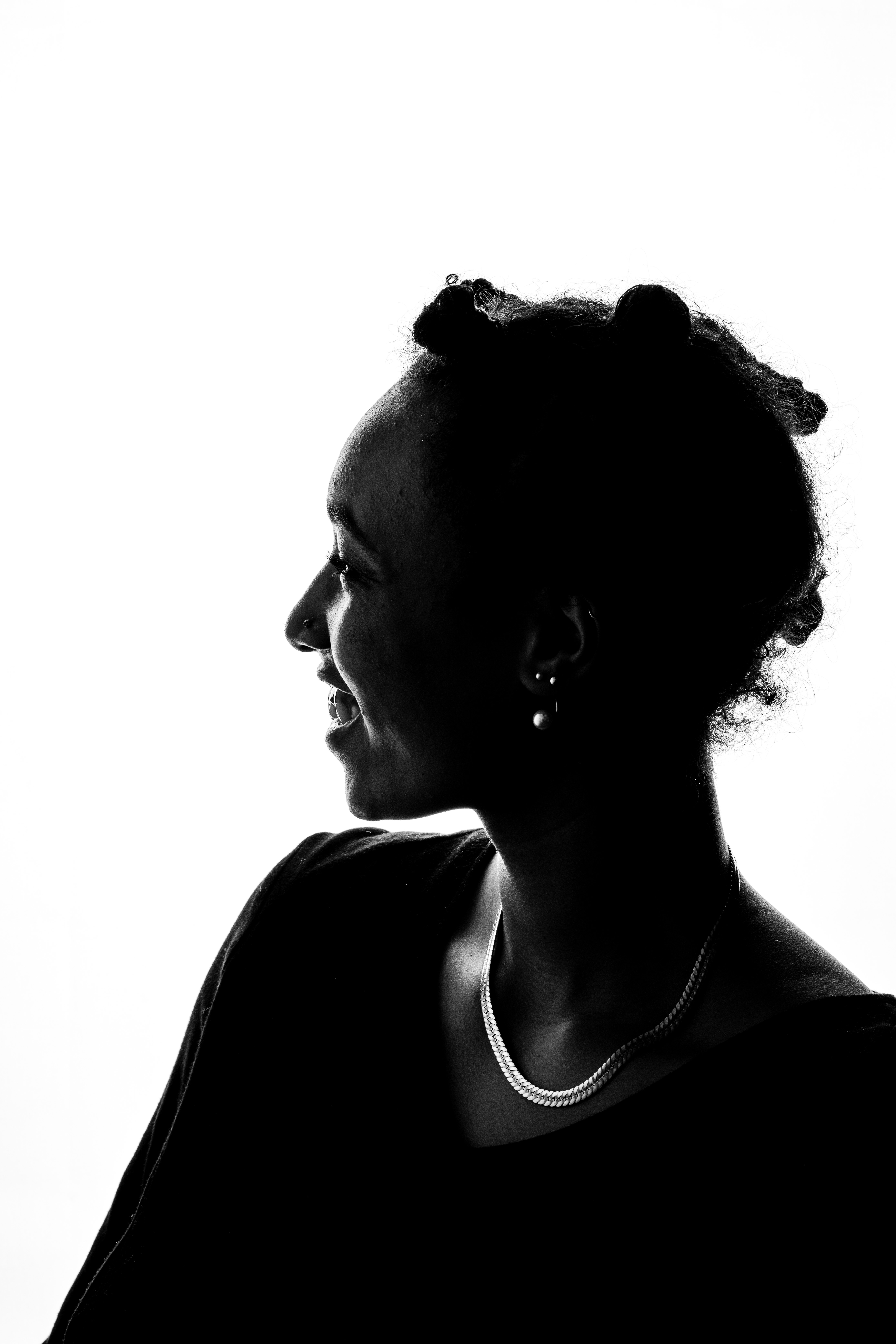 Bild Silhouette Portr&auml;t