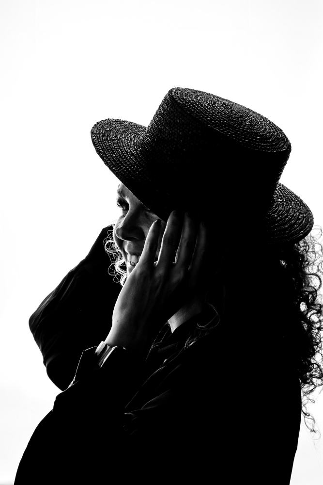 Bild Silhouette Portr&auml;t